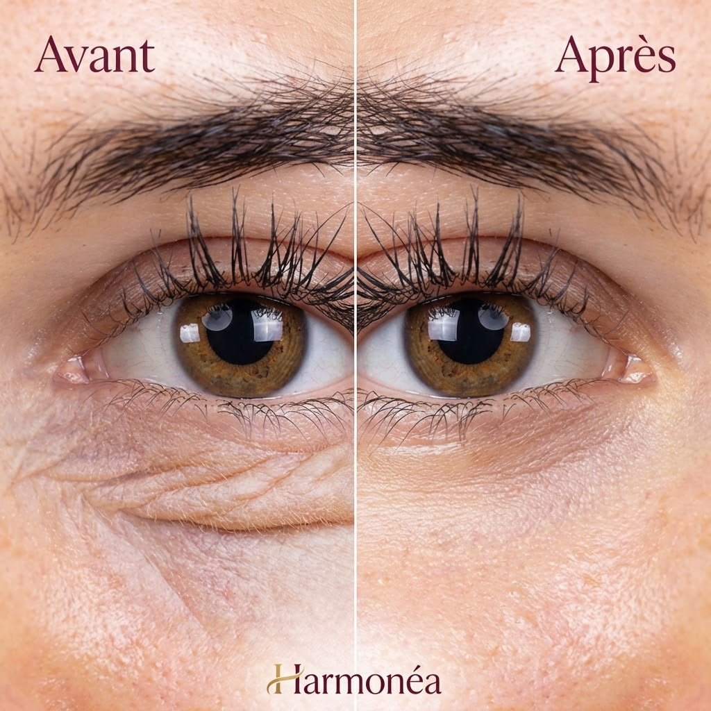 crème yeux anti cernes | soin contour des yeux anti poches | soin yeux 3 en 1 | texture crème contour des yeux | femme appliquant crème yeux | soin yeux anti âge | crème hydratante contour des yeux | routine soin contour des yeux