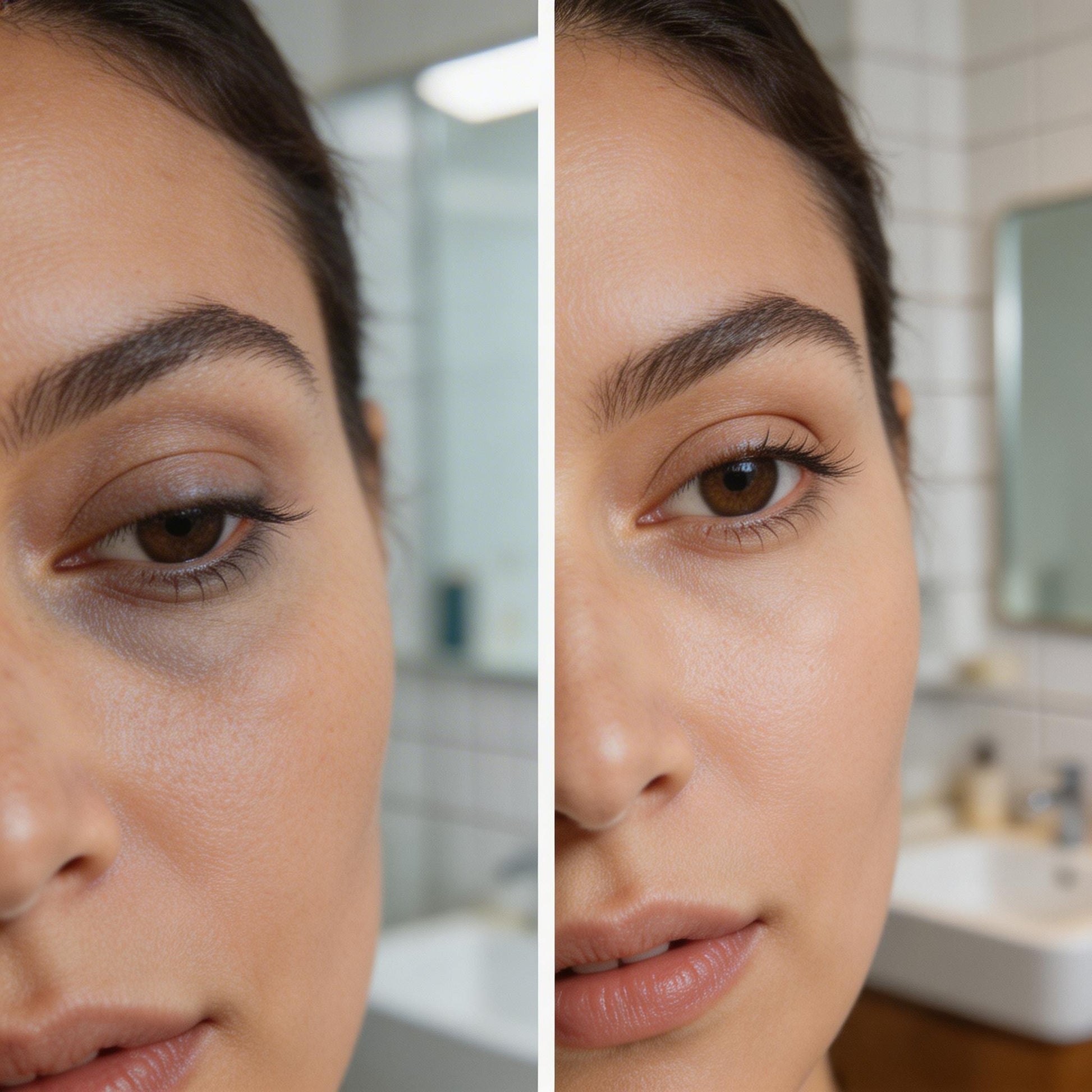 crème yeux anti cernes | soin contour des yeux anti poches | soin yeux 3 en 1 | texture crème contour des yeux | femme appliquant crème yeux | soin yeux anti âge | crème hydratante contour des yeux | routine soin contour des yeux